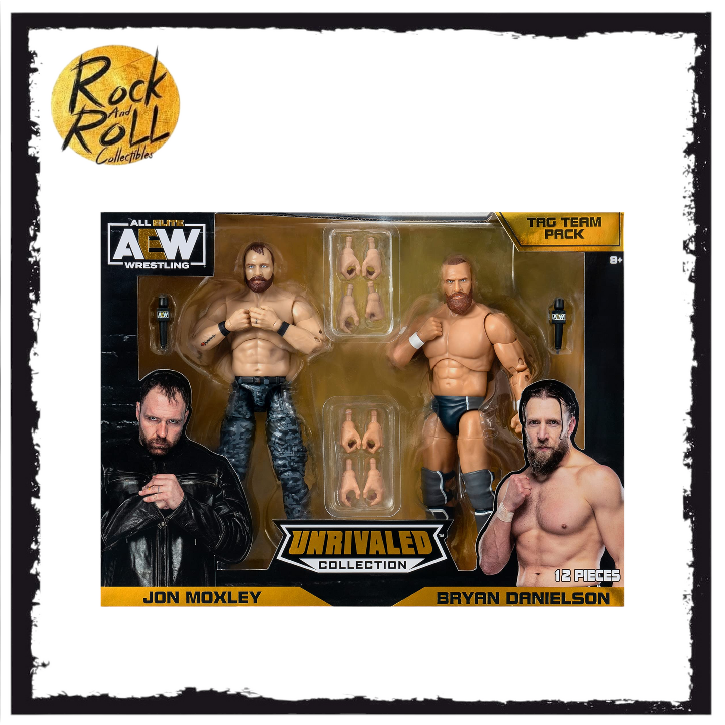 AEW Unrivaled Tag Team Pack - Jon Moxley & Bryan Danielson US Import