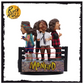 Mick Foley & Mankind & Cactus Jack & Dude Love Faces of Foley WWE Quad Spinner Bobblehead