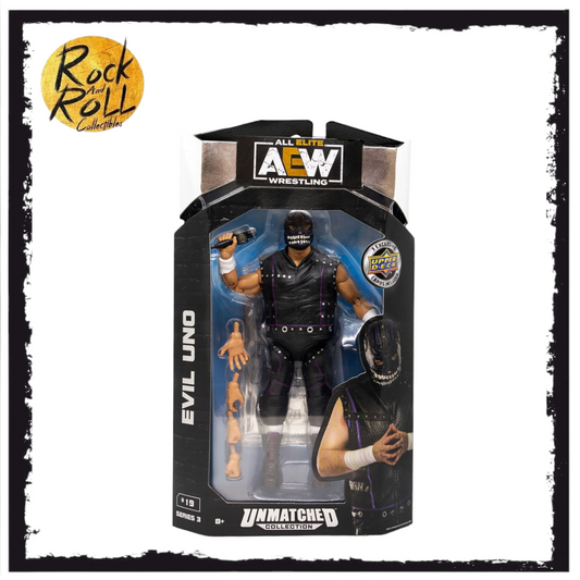 Not Mint Packaging - AEW Unmatched Series 3 #19 Evil Uno US Import
