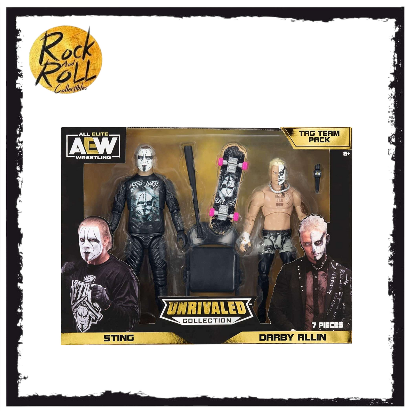 AEW Unrivaled Tag Team Packs - Sting & Darby Allin US Import