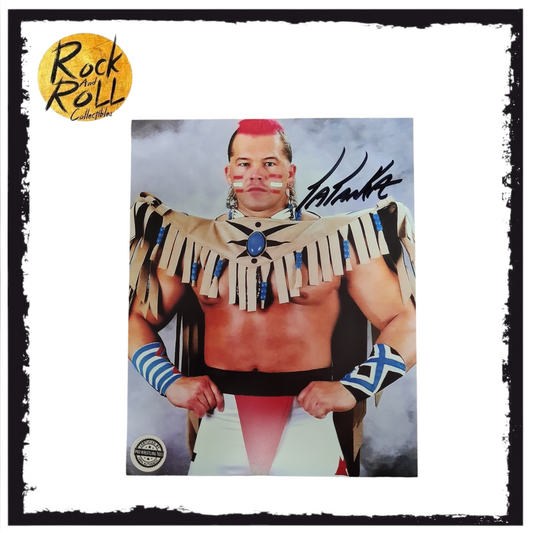 Pro Wrestling Crate - Tatanka Autographed 8x10