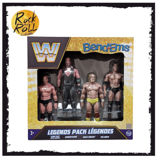 WWE Bend-Ems Legends Pack 4 Pack US Import