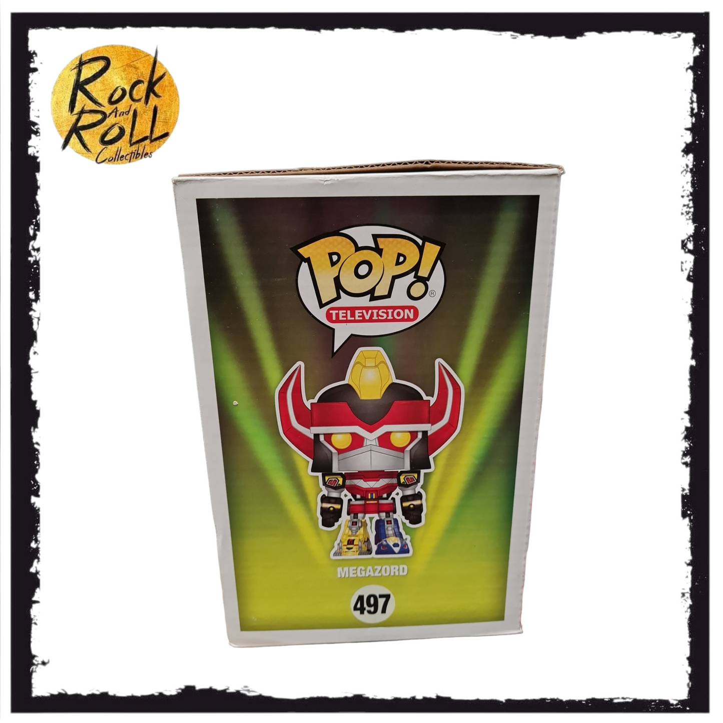 Mighty Morphin Power Rangers - Megazord 6" Funko Pop! #497 2017 Summer Convention. Condition 8/10