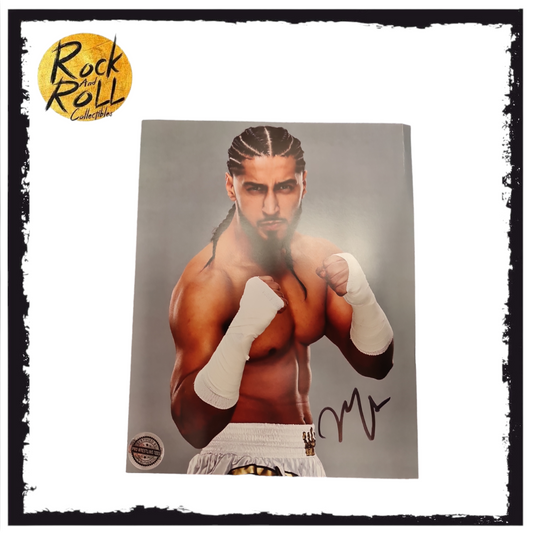 Pro Wrestling Tees - Mustafa Ali Signed Print  8x10