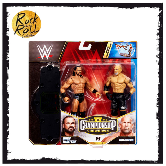 Damaged Packaging - WWE Championship Showdown Series 8 - Drew McIntyre vs Goldberg US Import