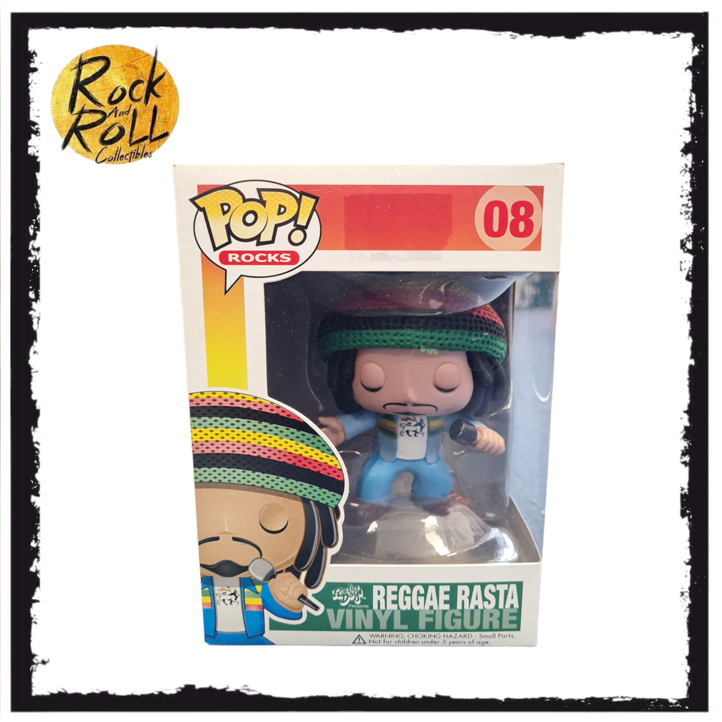 Reggae Rasta (Bob Marley) Funko Pop! #08 Condition 8/10