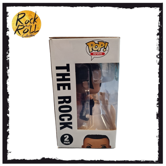 WWE The Rock & Mankind Funko Pop! 2 Pack Walmart Exclusive - Signed by Mick Foley (No COA)