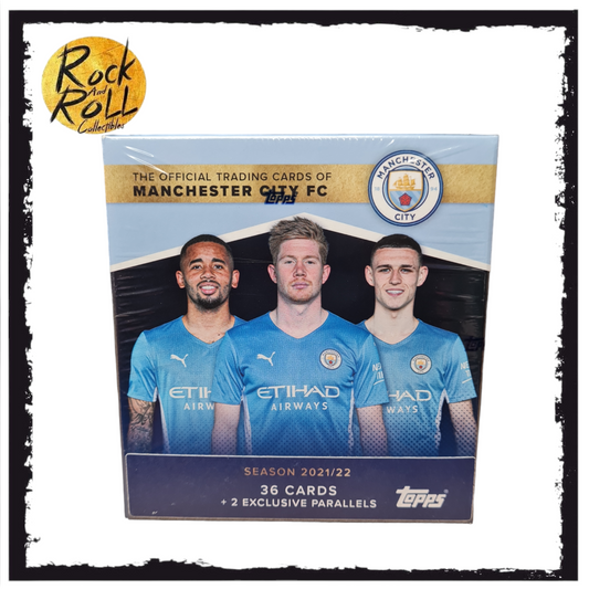 Manchester City FC Topps Trading Cards Season 2021/22 (36 Cards)