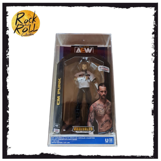 AEW Unrivaled #01 CM Punk LE 1 OF 1000 - Collect Forever Exclusive Series Incapsulated US Import