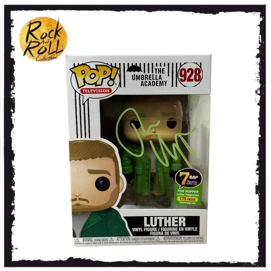 The Umbrella Academy - Luther Funko Pop! #928 Signed by Tom Hooper 7BAP LE 175pcs- JSA COA
