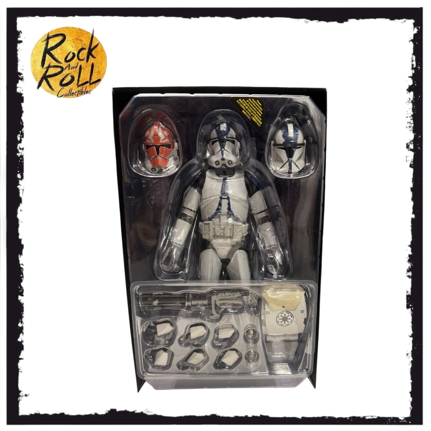 Hot Toys Star Wars: The Clone Wars - 501st Battalion Clone Trooper (Deluxe Version) 1/6th Scale Collectible Figure