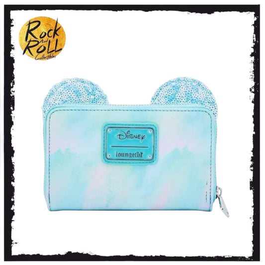 Loungefly Disney Minnie Mouse Sequin Bow Small Zip Wallet