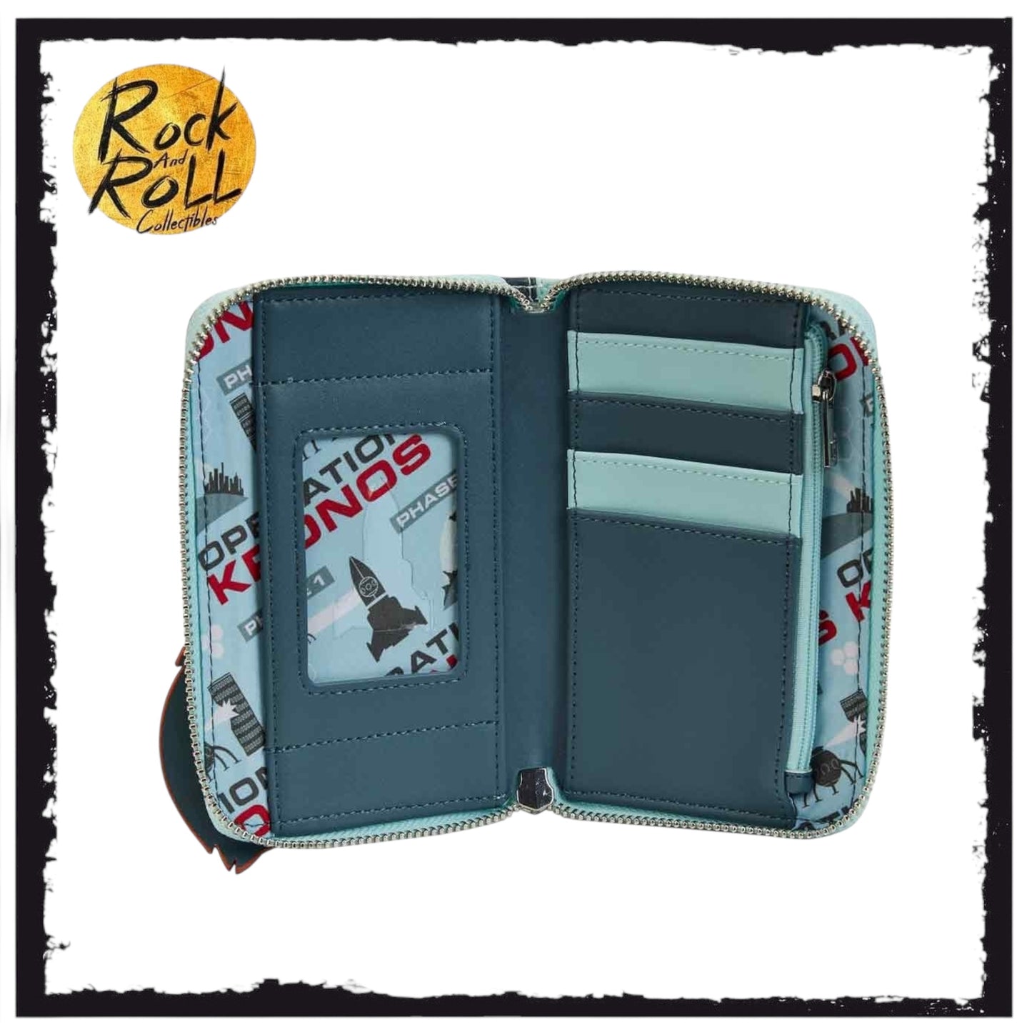 Loungefly Disney Pixar Moments Incredibles Syndrome GITD Zip Around Wallet