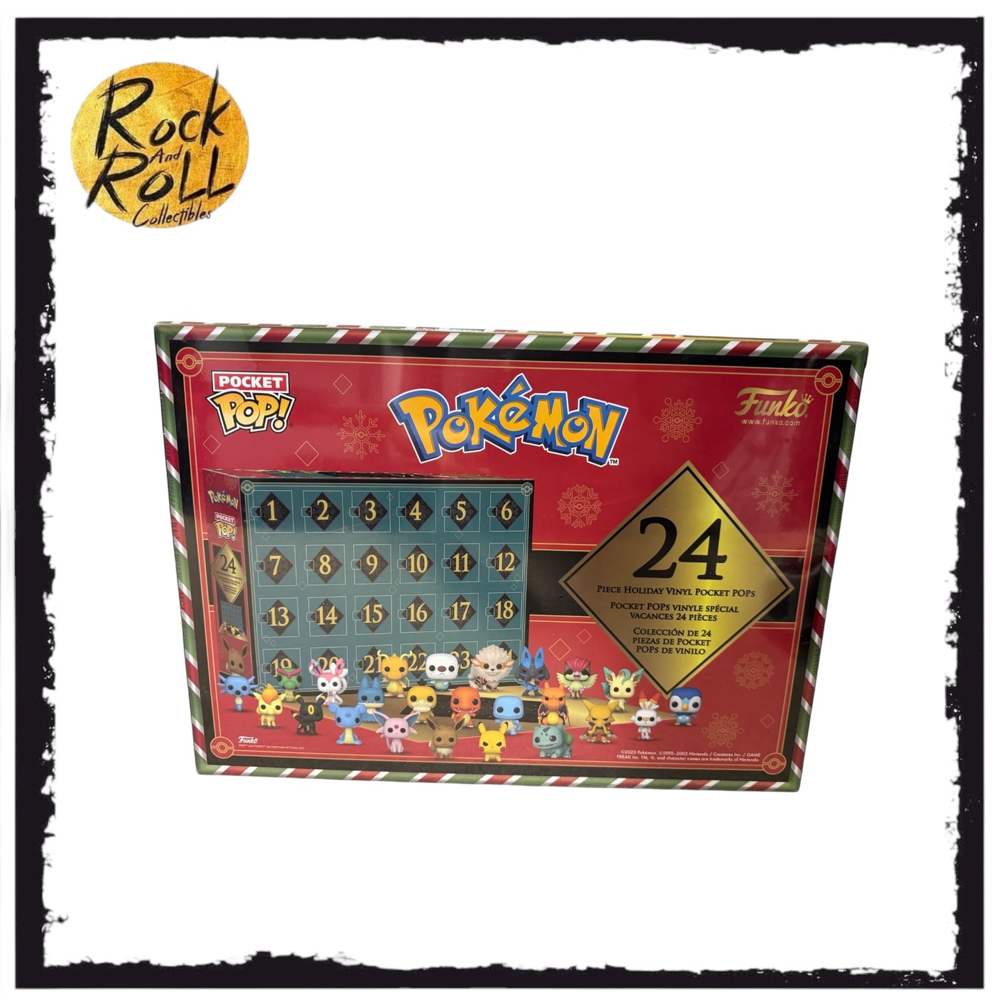Funko Pocket Pop! Pokémon 24-Day Holiday Advent Calendar 2023
