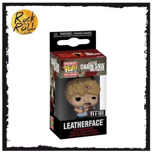 Funko The Texas Chainsaw Massacre Pocket Pop! Leatherface Vinyl Key Chain 2024 HT Scare Fair Exclusive