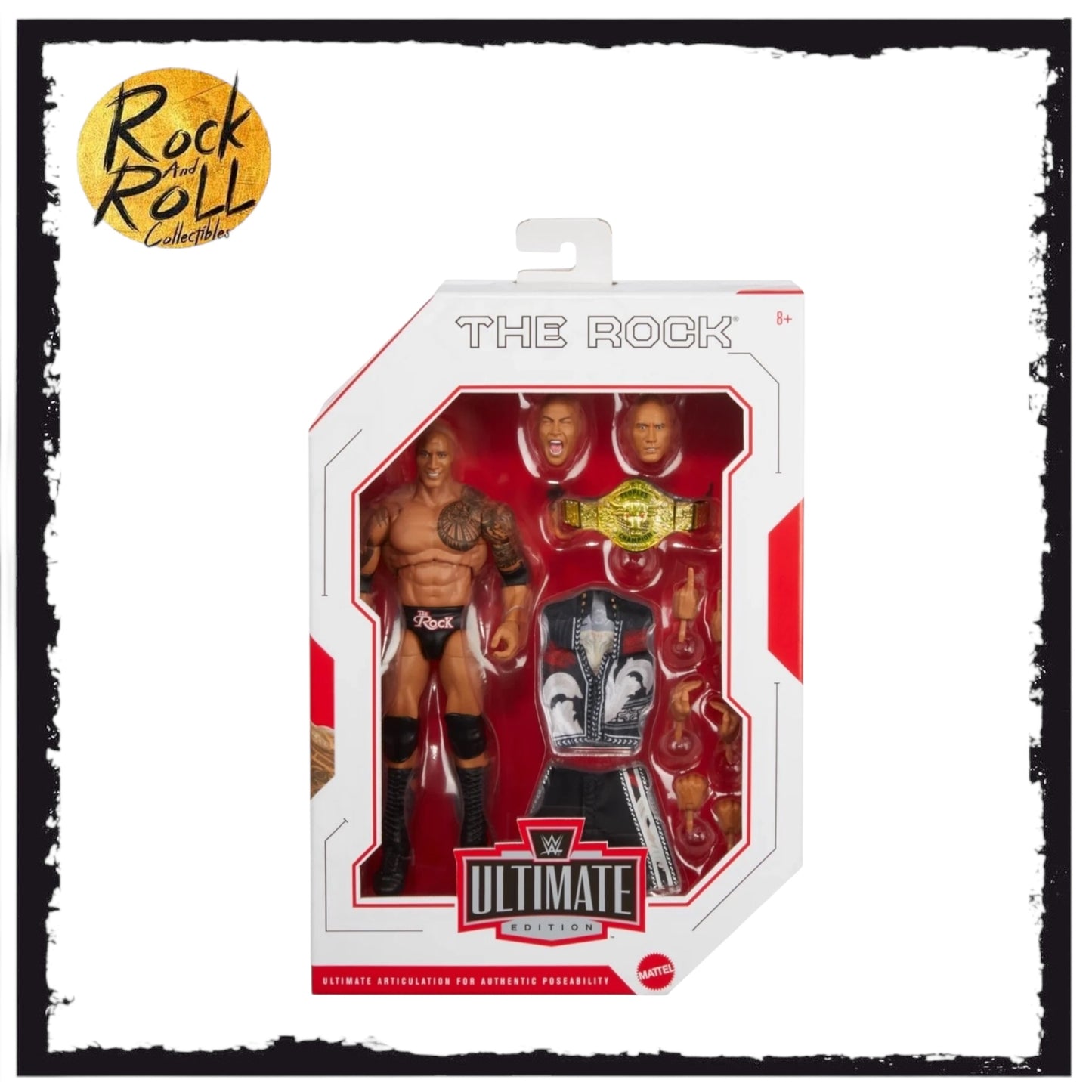 WWE Ultimate Edition Wave 25 The Rock The Final Boss Action Figure - US Import