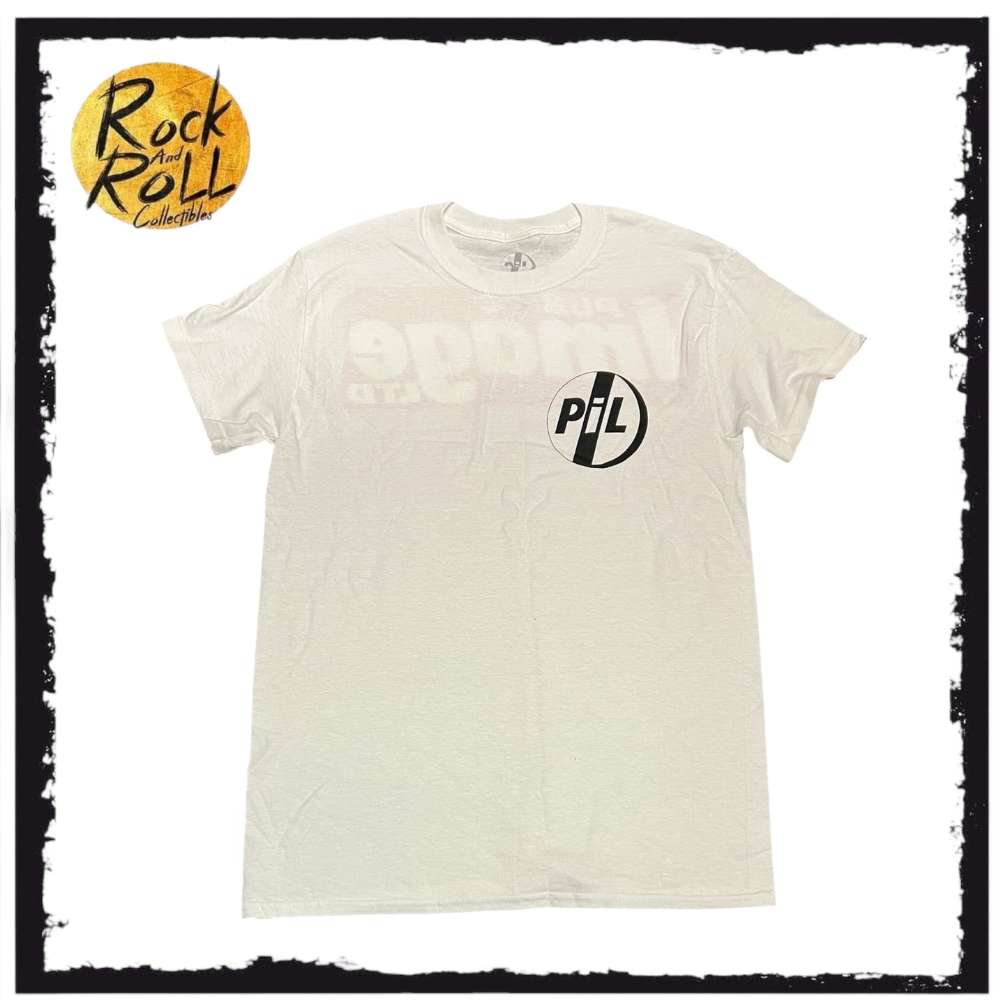 Public Image Limited (PIL) Official White Crewneck T-Shirt