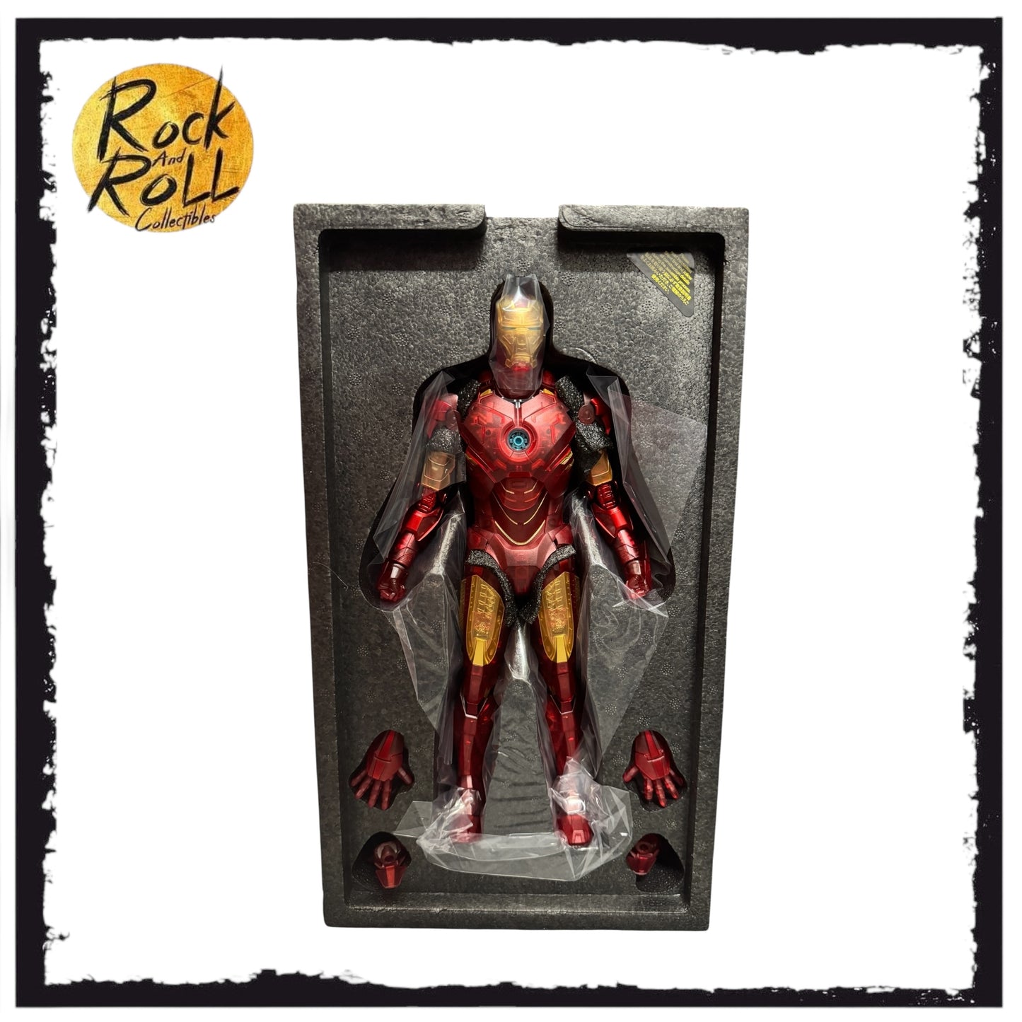 Hot Toys - Iron Man Mark IV (Holographic Version) 1/6 Scale Collectible Figure MMS568