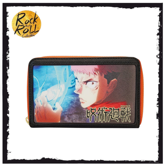 Loungefly Jujutsu Kaisen Yuji Itadori Cosplay Zip Around Wallet