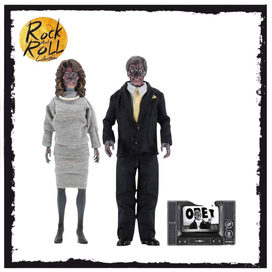 NECA They Live - Aliens 8" Clothed Action Figure 2 Pack