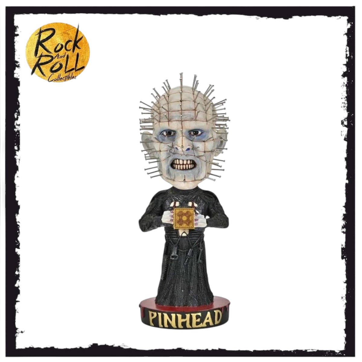 Pinhead Collectables NECA Hellraiser Pinhead Hand Painted Head Knockers Figurine – rock and ...