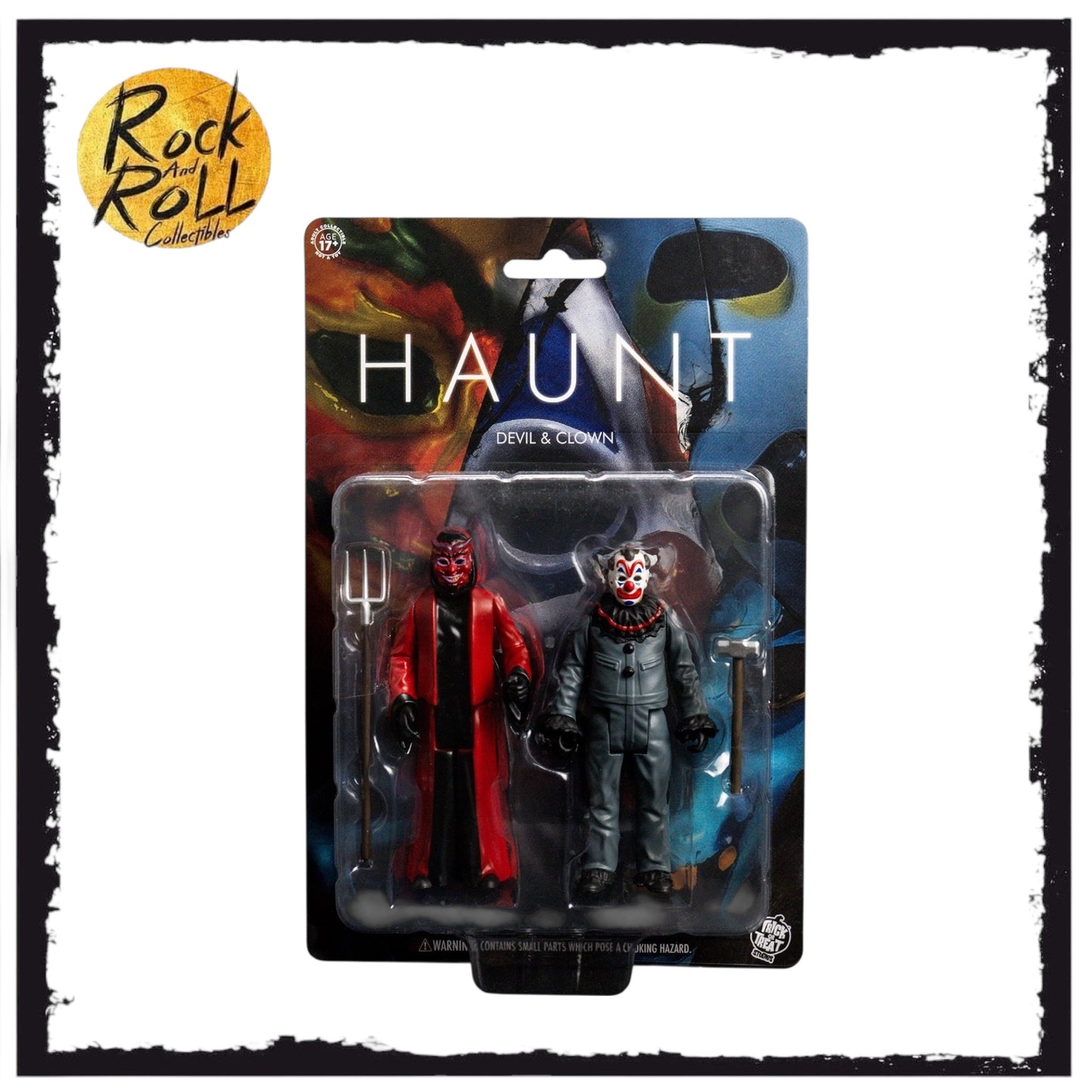 Trick Or Treat Studios Haunt Action Figure 3.75" Clown & Devil