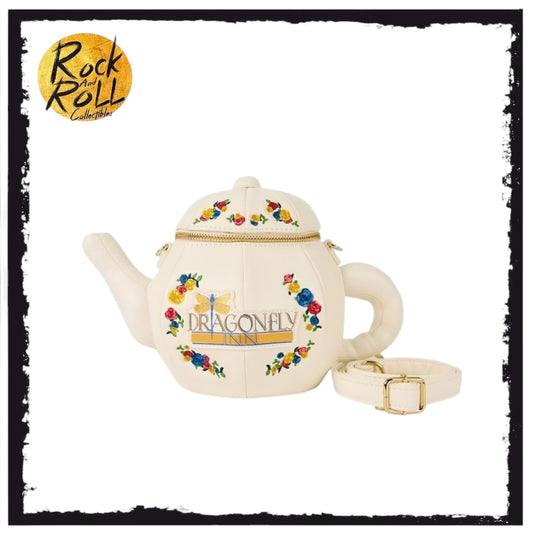 Loungefly Gilmore Girls Dragonfly Inn Figural Teapot Crossbody Bag