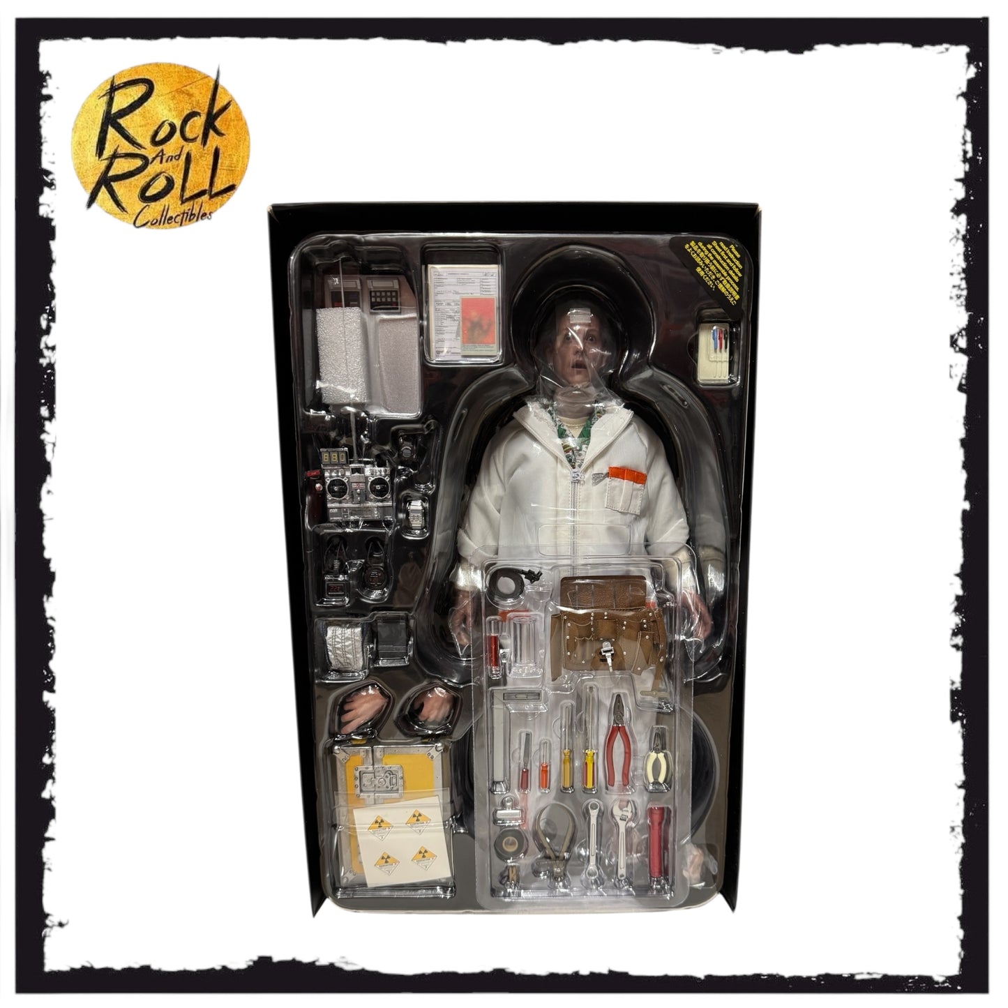 Hot Toys Back To The Future Doc Brown Deluxe Version 1/6 Scale Action Figure