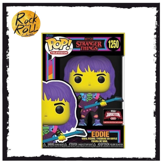 Stranger Things - Eddie (Blacklight) Funko Pop! #1250 Target Con Exclusive