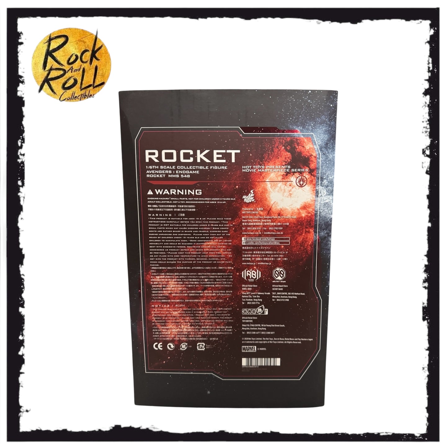 Hot Toys - Marvel Avengers End-Game - Rocket - 1/6 Scale Action Figure MMS 54B