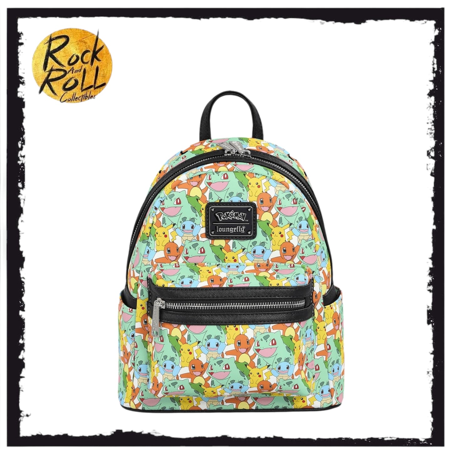 Loungefly Pokémon Starters Allover Print Mini Backpack - BoxLunch Exclusive