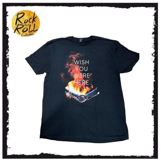 Roger Waters "This Is Not A Drill" Black Crewneck 2023 Tour T-Shirt 'Wish You Were Here' (X-Large)