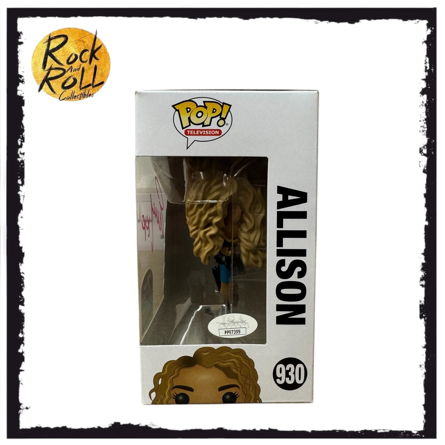 The Umbrella Academy - Allison Funko Pop! #930 Signed by Emmy Raver-Lampman 7BAP LE 195pcs- JSA COA