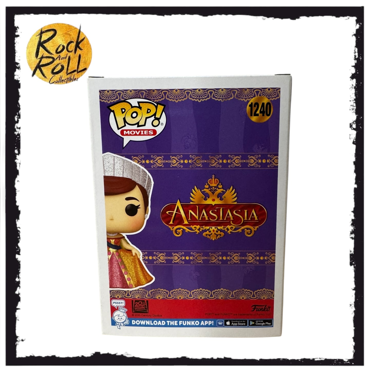 2022 SDCC Funko Pop Diamond Collection Anastasia Official Con Sticker #1240