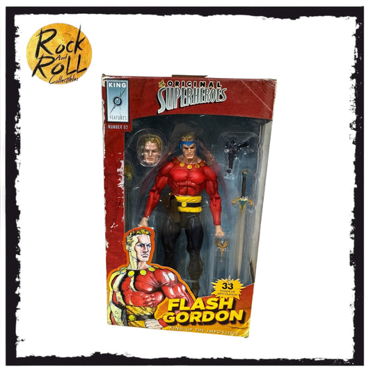 Box Damage - NECA King Features The Original Superheroes Flash Gordon King of The Impossibles