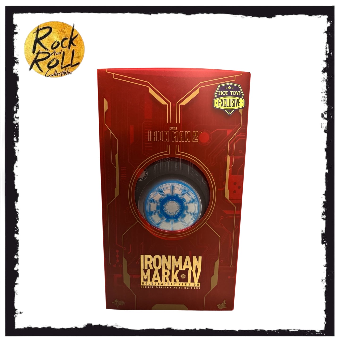Hot Toys - Iron Man Mark IV (Holographic Version) 1/6 Scale Collectible Figure MMS568