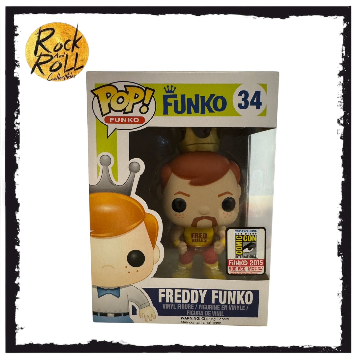 Funko Pop! Freddy Funko As Hulk Hogan #34 SDCC 500pieces LE