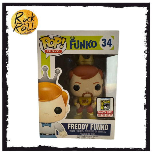 Funko Pop! Freddy Funko As Hulk Hogan #34 SDCC 500pieces LE