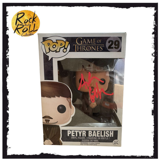 Game Of Thrones - Petyr Baelish Funko Pop! #29 Signed by Aidan Gillen (SWAU)