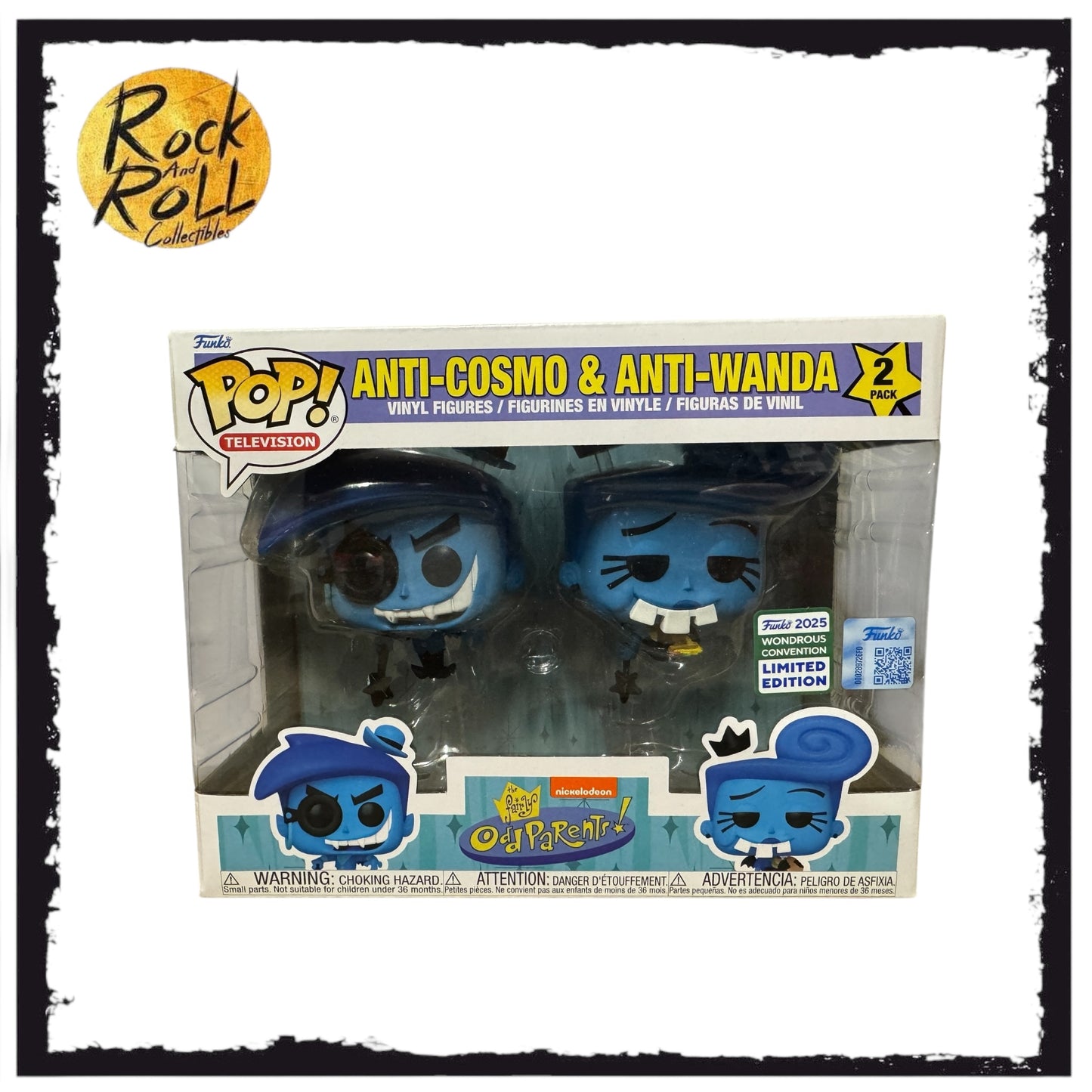 The Fairly OddParents Anti-Cosmo & Anti-Wanda 2-Pack Funko Pop! Television WonderCon 2025 Shared Exclusive