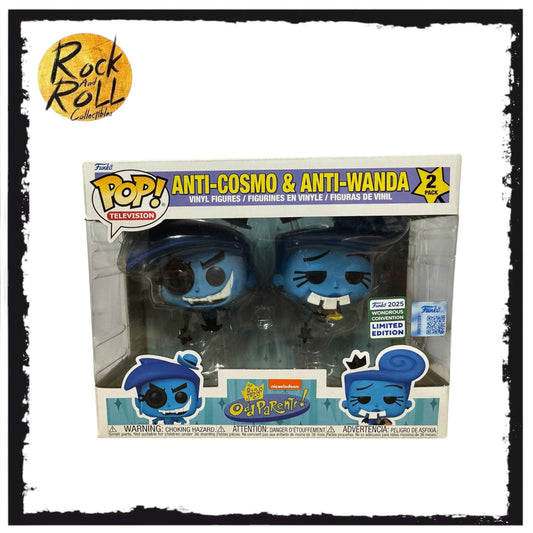 The Fairly OddParents Anti-Cosmo & Anti-Wanda 2-Pack Funko Pop! Television WonderCon 2025 Shared Exclusive