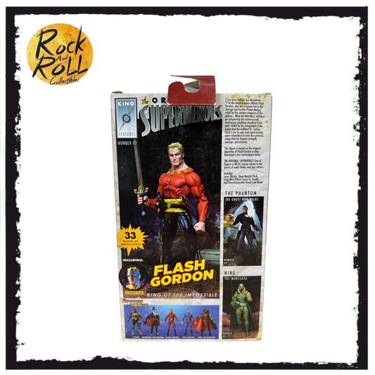 Box Damage - NECA King Features The Original Superheroes Flash Gordon King of The Impossibles
