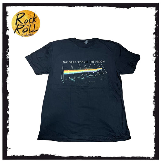 Roger Waters "This Is Not A Drill" Black Crewneck 2023 Tour T-Shirt 'Dark Side Of The Moon' (X-Large)