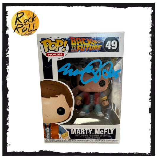 Back to the Future - Michael J. Fox as Marty McFly - Authentic Autographed Funko Pop! #49