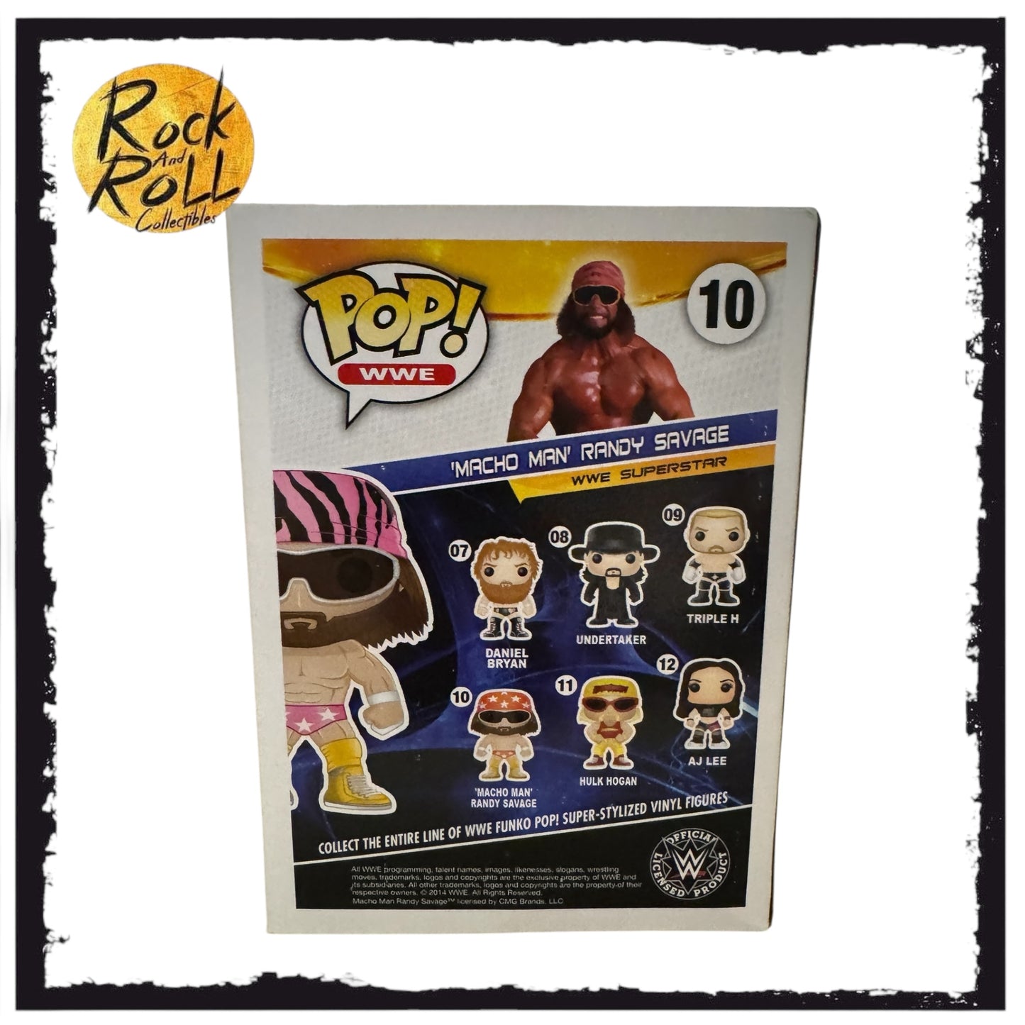 WWE Macho Man Randy Savage (Pink) Funko Pop! #10 Condition 7/10