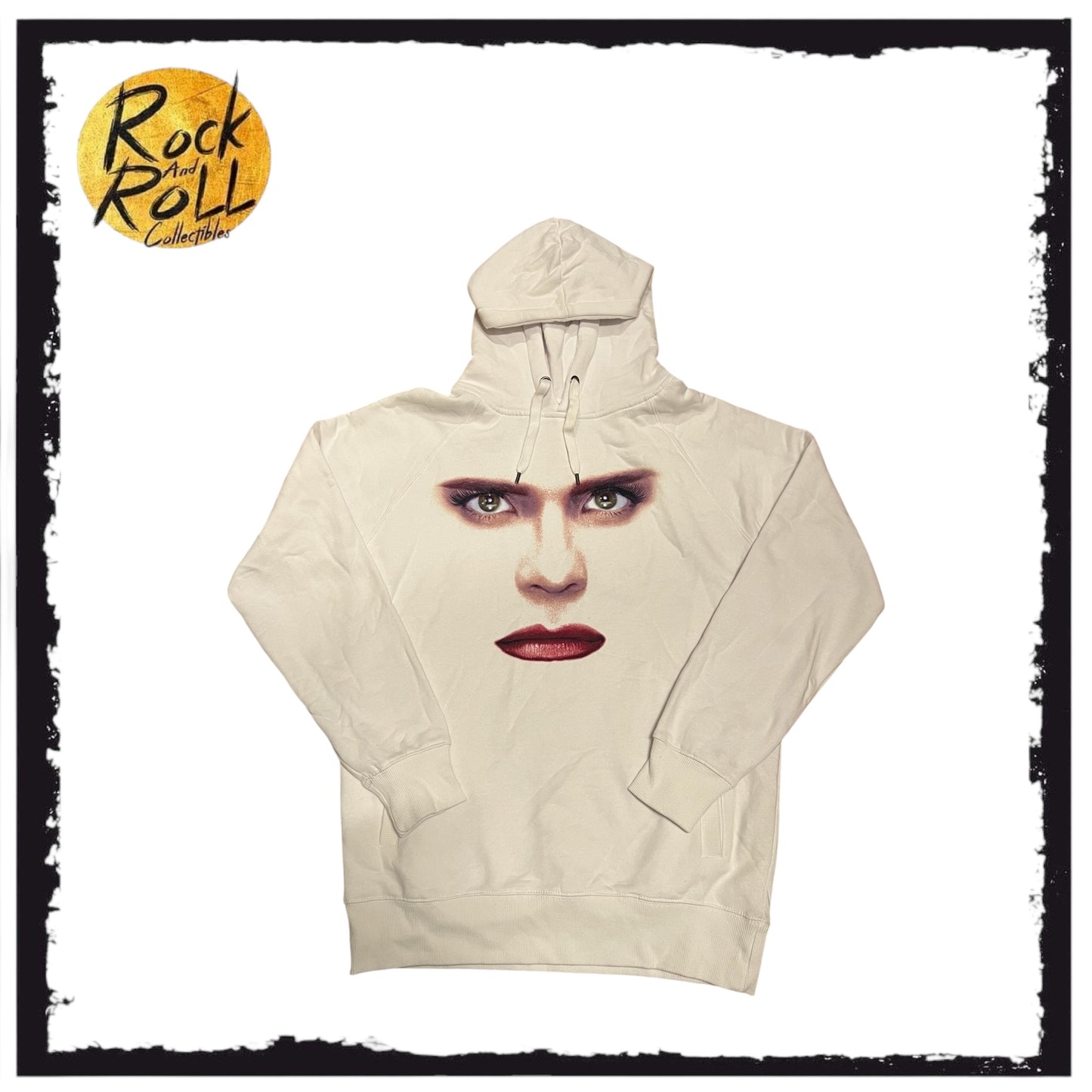 Paloma Faith Eyes Open White Pullover Hoodie (XL)