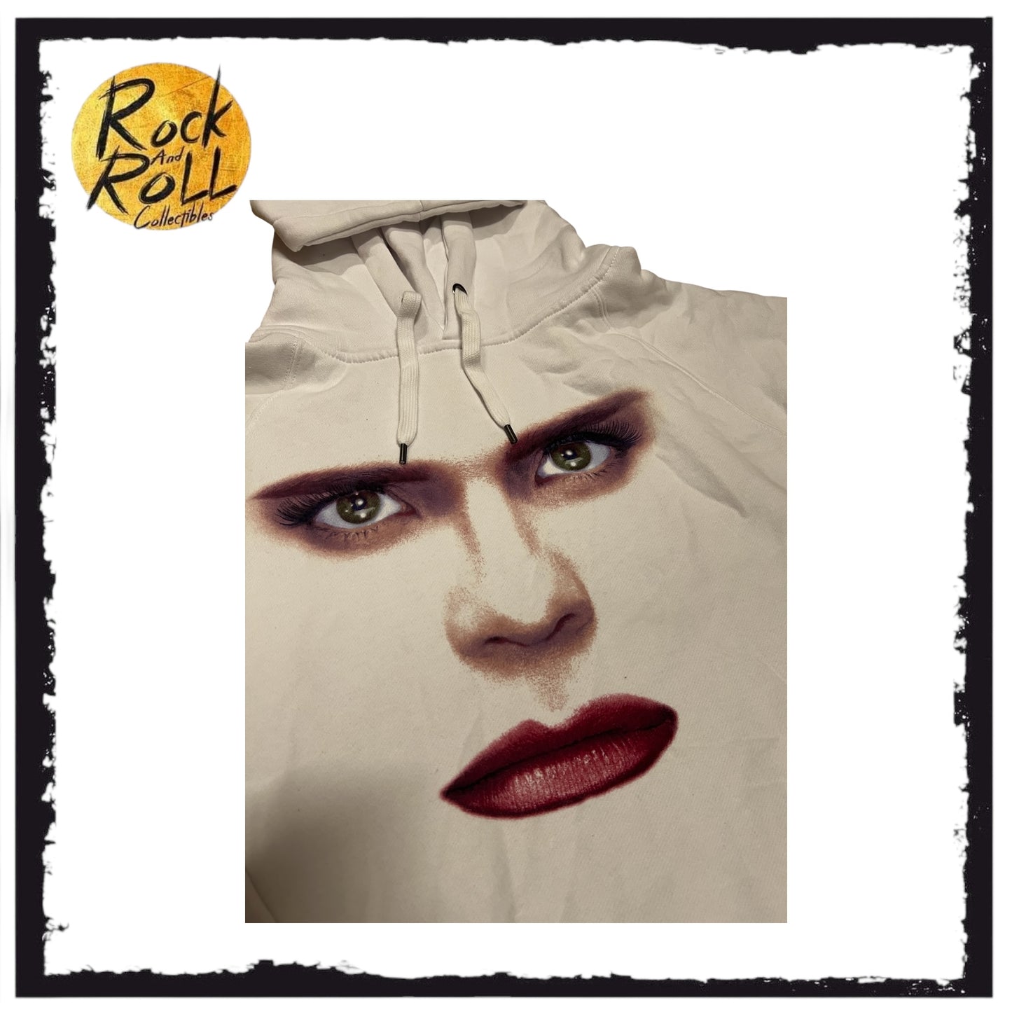 Paloma Faith Eyes Open White Pullover Hoodie (XL)