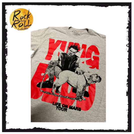 Yungblud - Life On Mars Tour Official Grey Crewneck T-Shirt