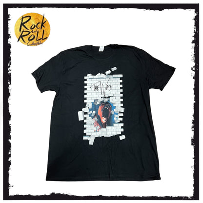 Roger Waters "This Is Not A Drill" Black Crewneck T-Shirt 'The Wall'