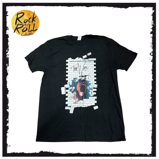 Roger Waters "This Is Not A Drill" Black Crewneck T-Shirt 'The Wall'